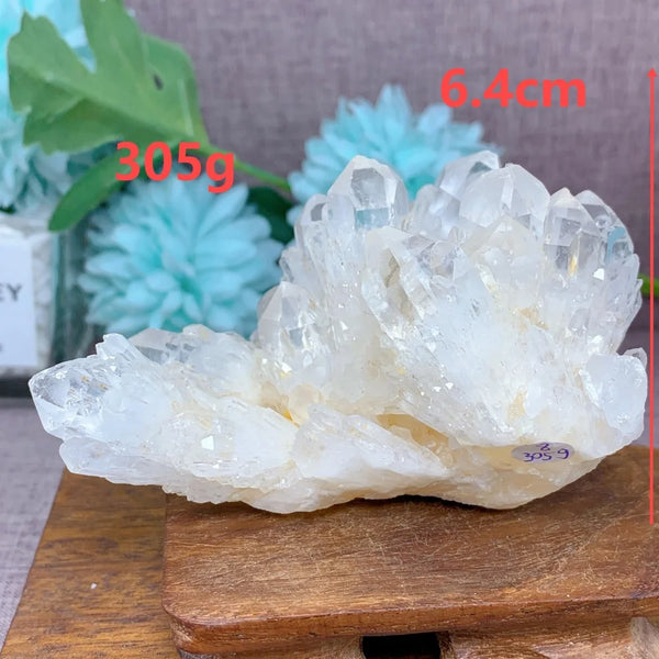 Clear Pineapple Quartz Cluster-ToShay.org