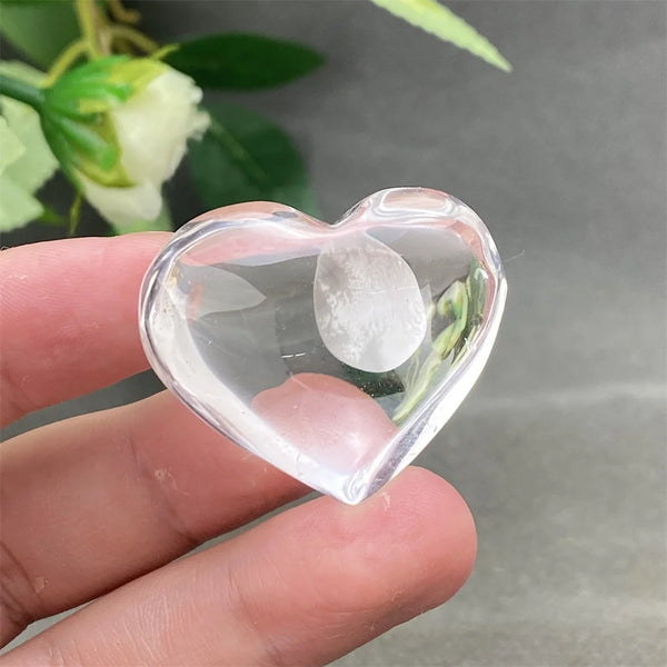 Clear Crystal Heart-ToShay.org