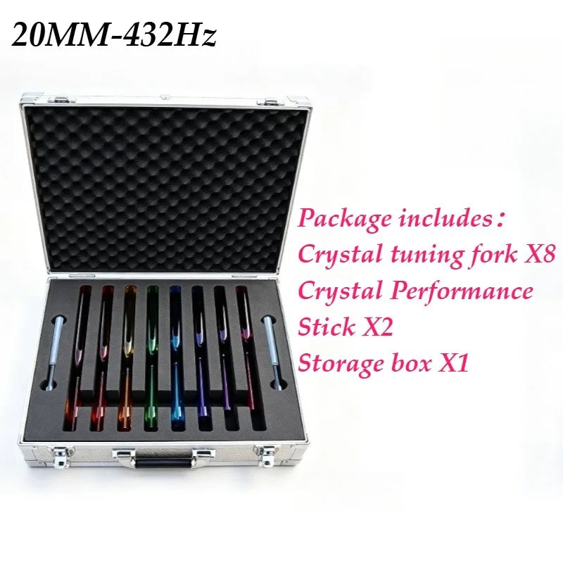 Rainbow Crystal Tuning Forks-ToShay.org