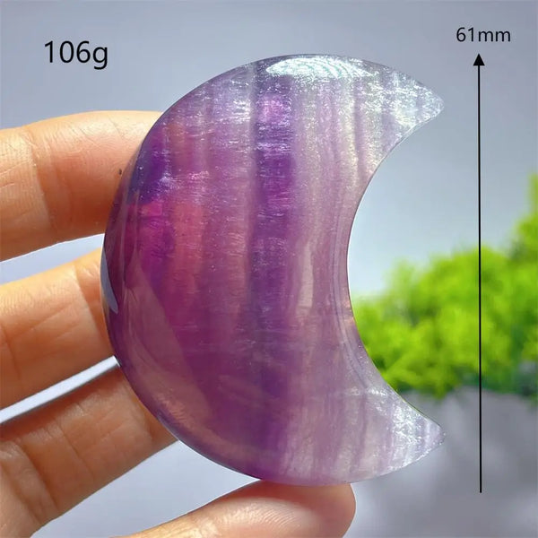 Rainbow Fluorite Moon-ToShay.org