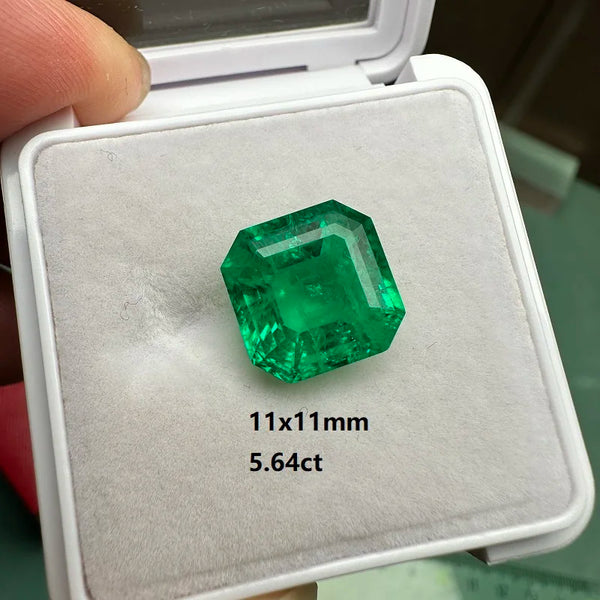 Green Crystal Cut Emerald-ToShay.org
