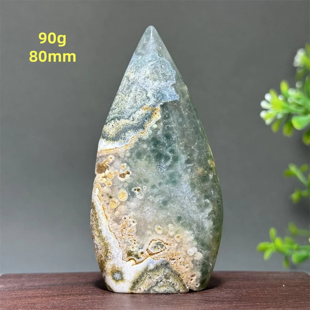 Green Marine Jasper Flame-ToShay.org
