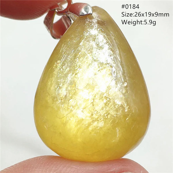 Gold Lepidolite Flash Pendant-ToShay.org