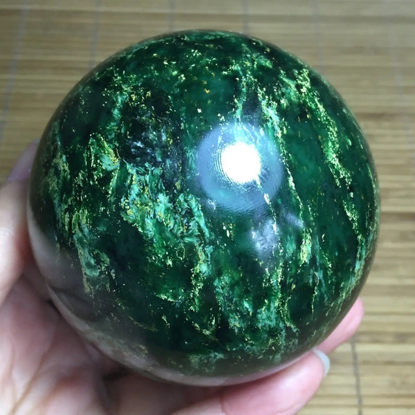 Green Emerald Quartz Ball-ToShay.org