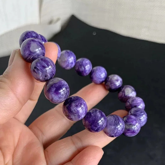 Purple Charoite Bracelet-ToShay.org