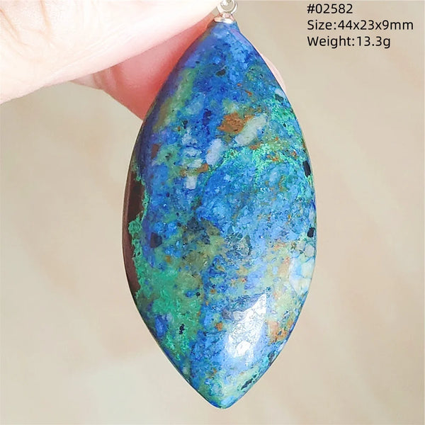 Blue Azurite Pendant-ToShay.org