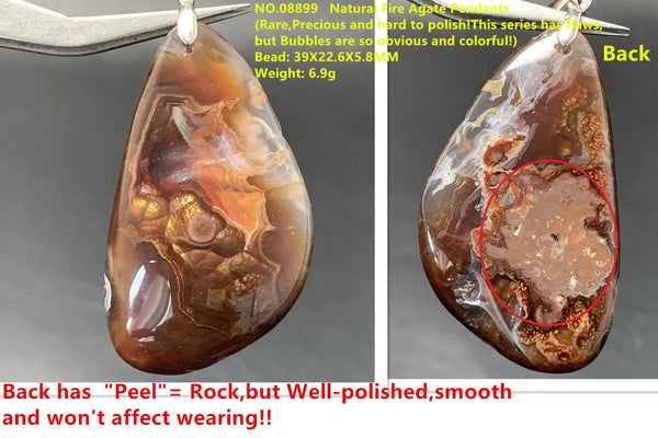 Red Fire Agate Pendants-ToShay.org