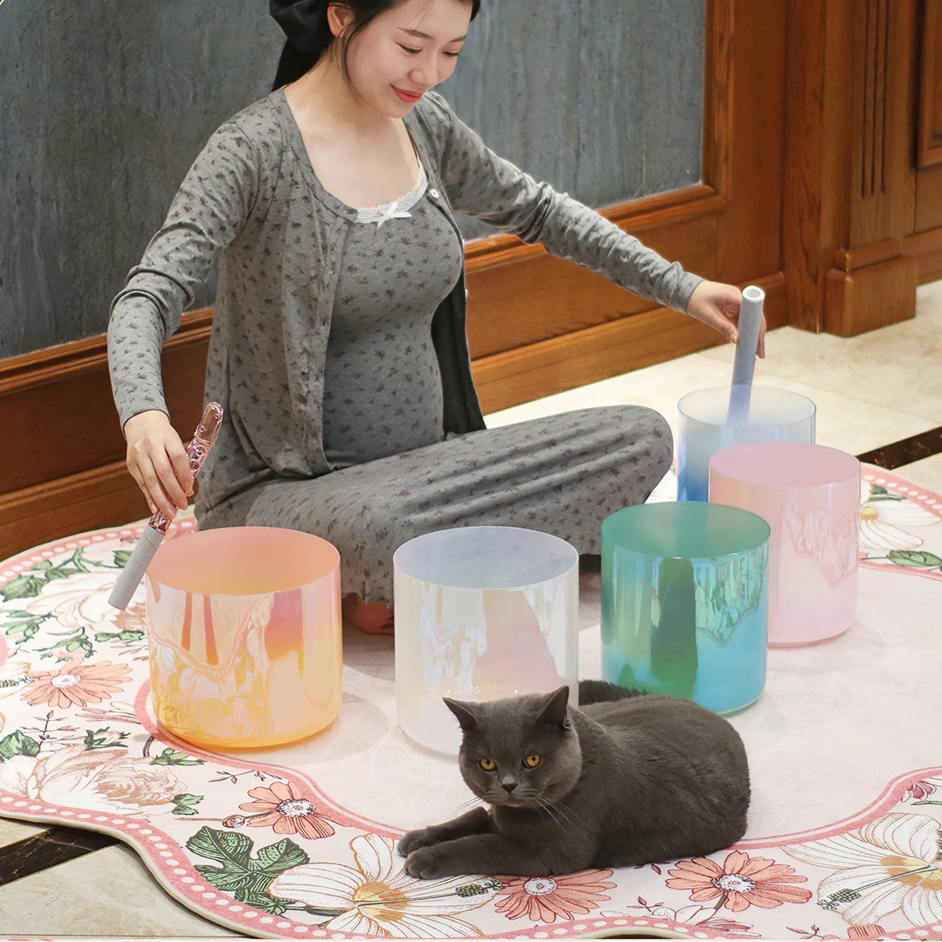 Mixed Crystal Singing Bowls-ToShay.org