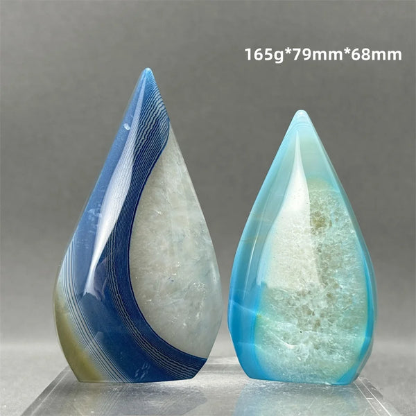 Blue Agate Torch-ToShay.org