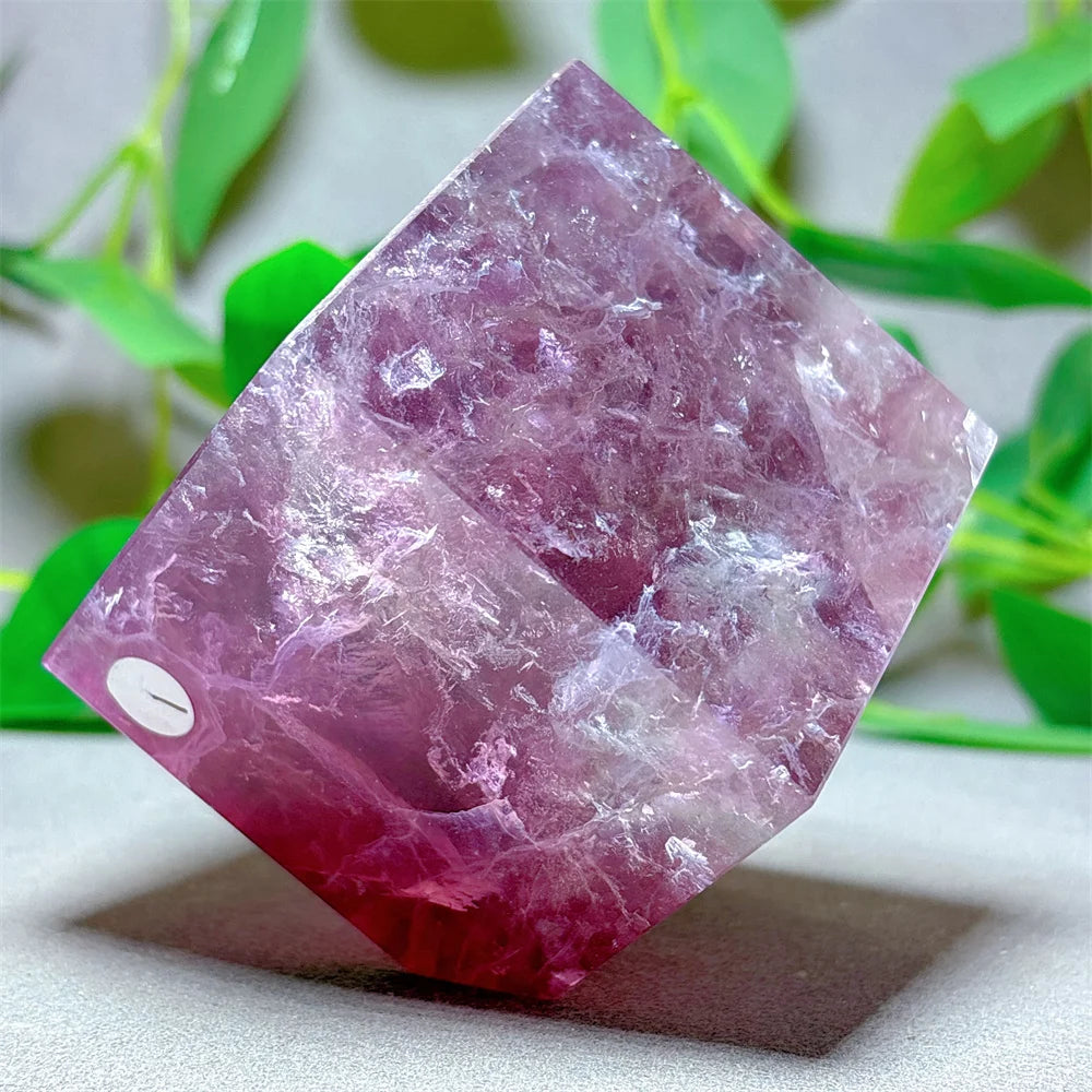 Green Fluorite Cube-ToShay.org