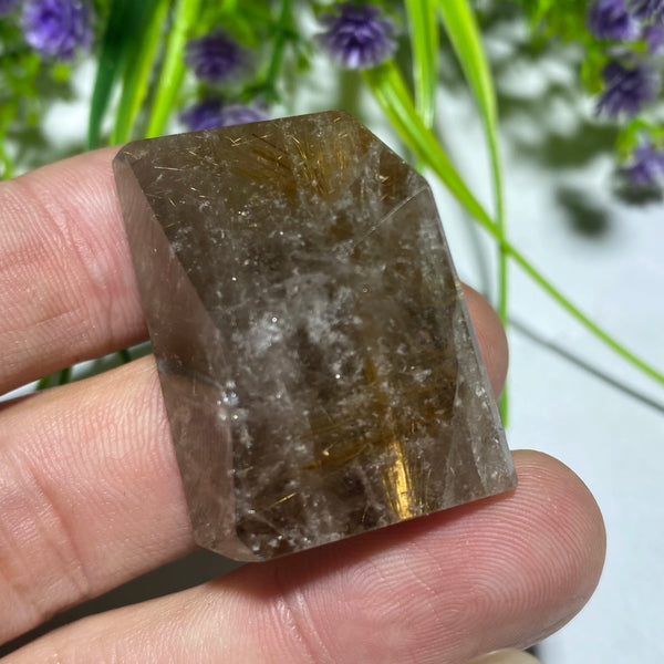 Gold Rutilated Quartz Rock-ToShay.org