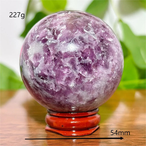 Purple Lepidolite Ball-ToShay.org