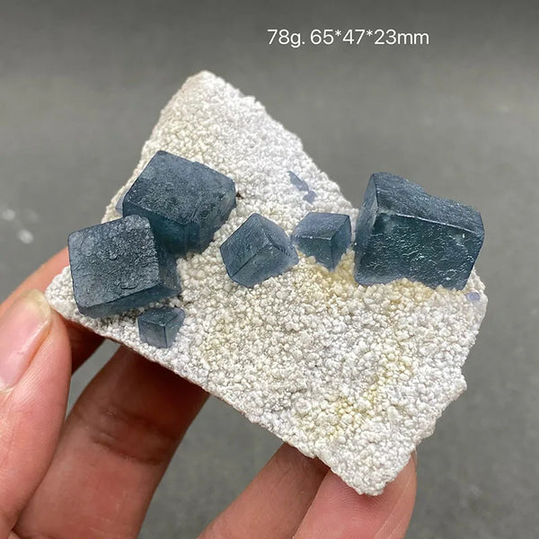 Blue Fluorite Crystal-ToShay.org