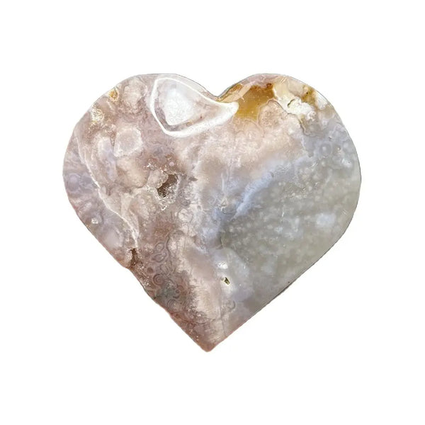 Pink Amethyst Agate Heart-ToShay.org