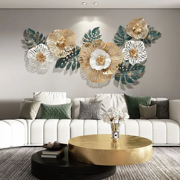 Flower Iron Wall Art-ToShay.org
