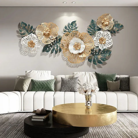 Flower Iron Wall Art-ToShay.org