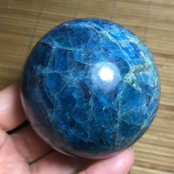 Blue Apatite Ball-ToShay.org
