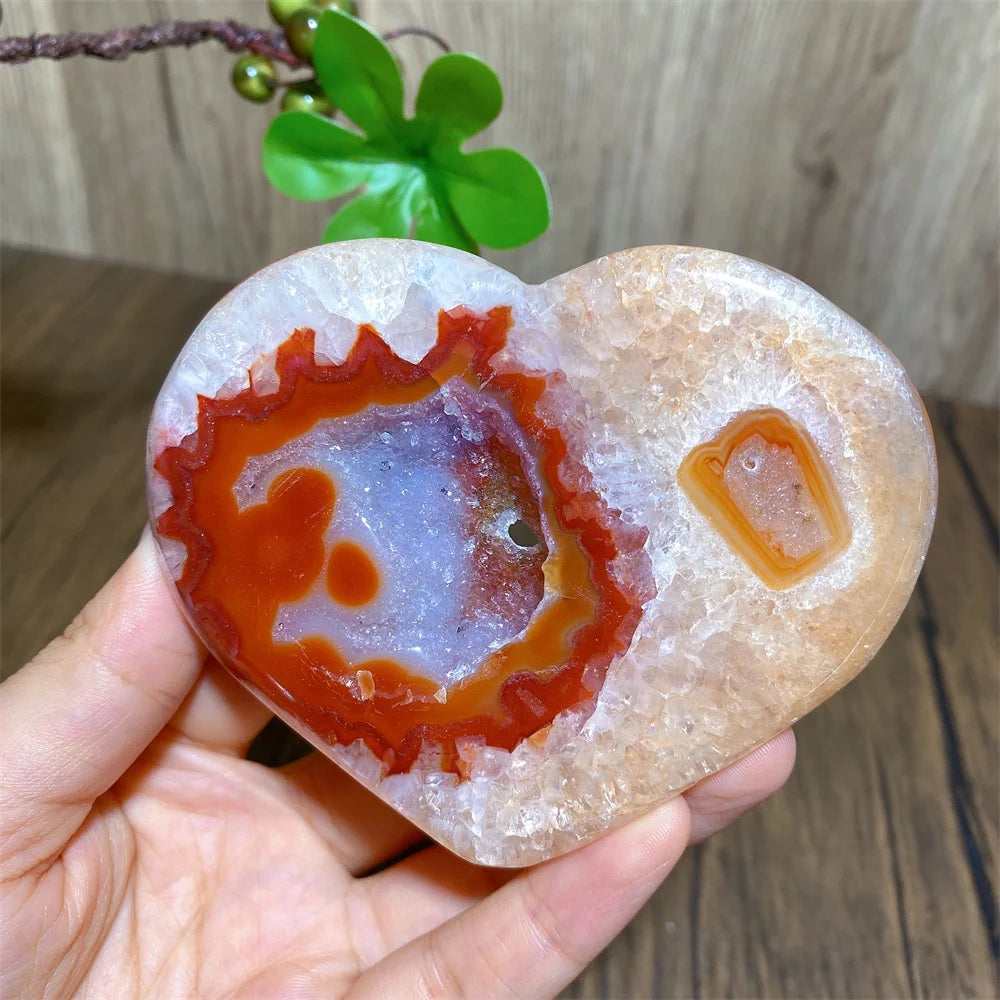 Orange Carnelian Agate Heart-ToShay.org
