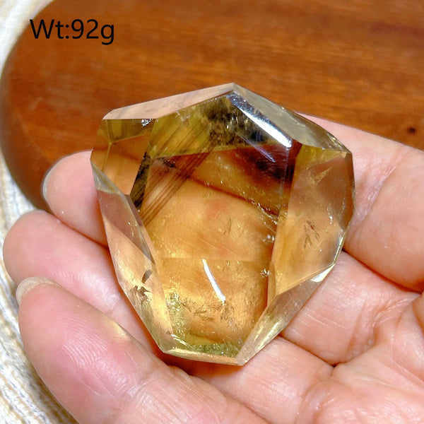Yellow Smokey Citrine Crystal-ToShay.org