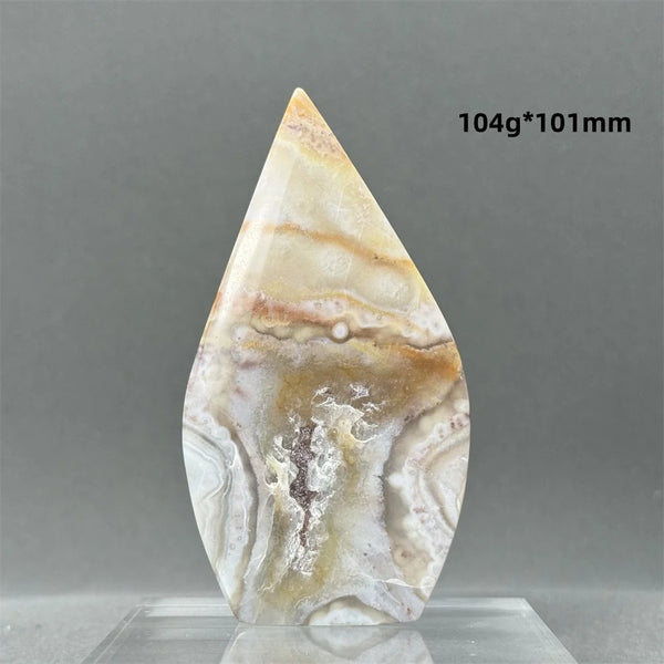 Red Lace Agate Torch-ToShay.org