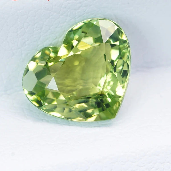 Green Tourmaline Heart-ToShay.org