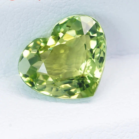 Green Tourmaline Heart-ToShay.org