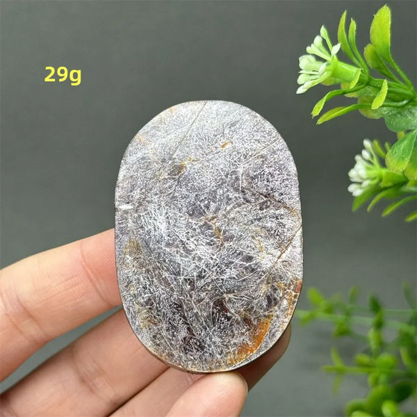 Purple Lepidolite Palm Stone-ToShay.org