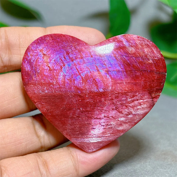 Red Moonstone Heart-ToShay.org