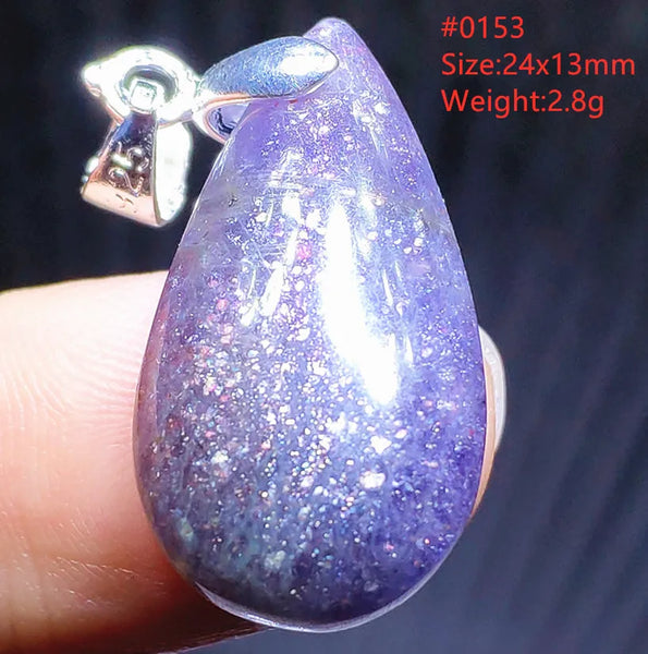 Blue Blood Red Lolite Pendant-ToShay.org