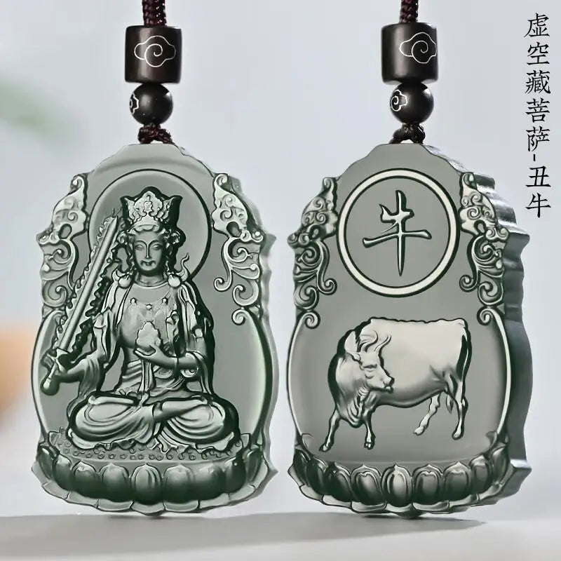 Black Jade Zodiac Pendants-ToShay.org