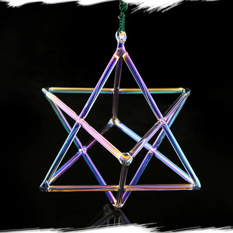 Rainbow Crystal Singing Pyramid-ToShay.org