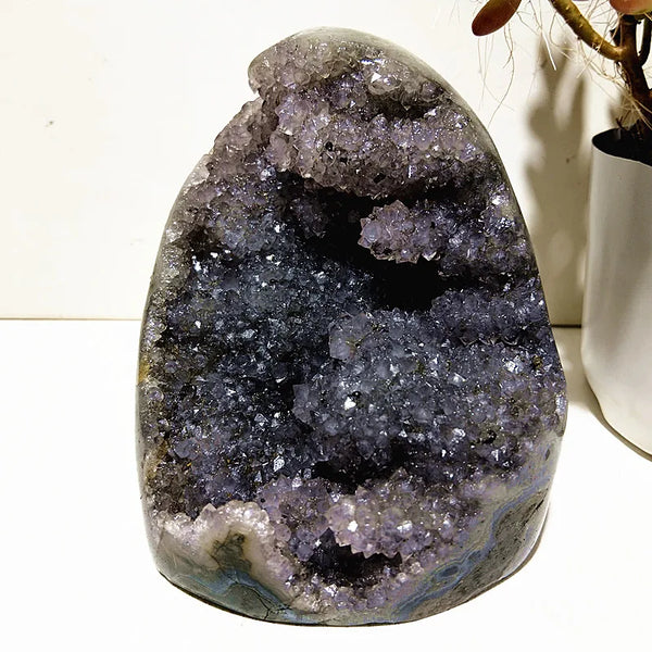 Purple Amethyst Geode Cluster-ToShay.org
