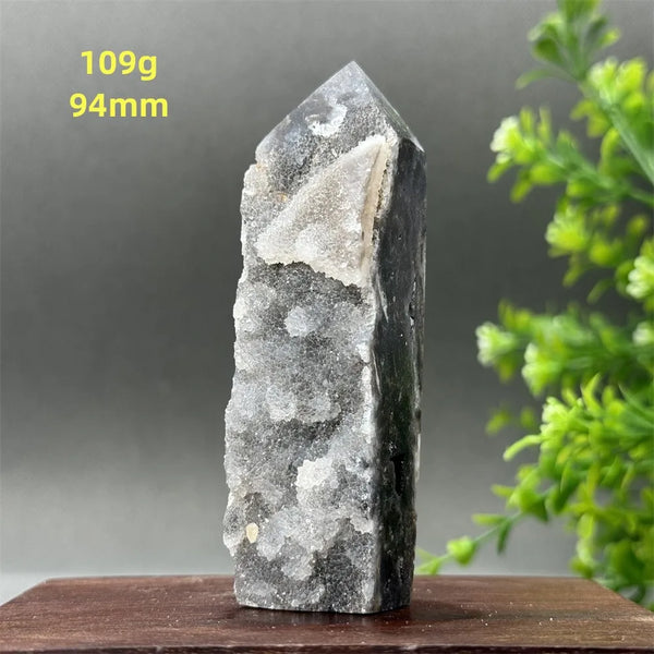 Purple Sphalerite Geode Obelisk-ToShay.org