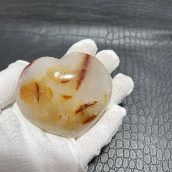 Orange Carnelian Heart-ToShay.org