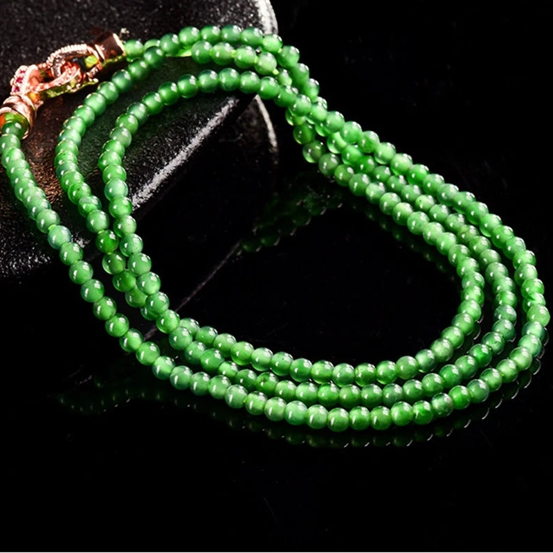Green Jadeite Wrap Bracelet-ToShay.org