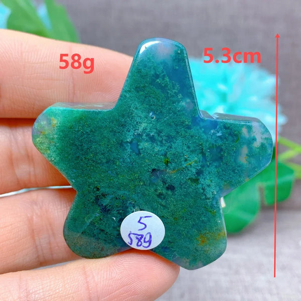 Green Moss Agate Star-ToShay.org