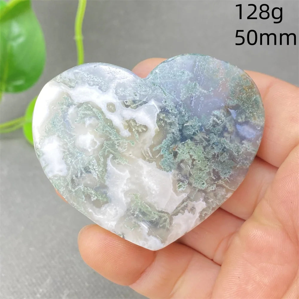 Green Aquatic Agate Heart-ToShay.org