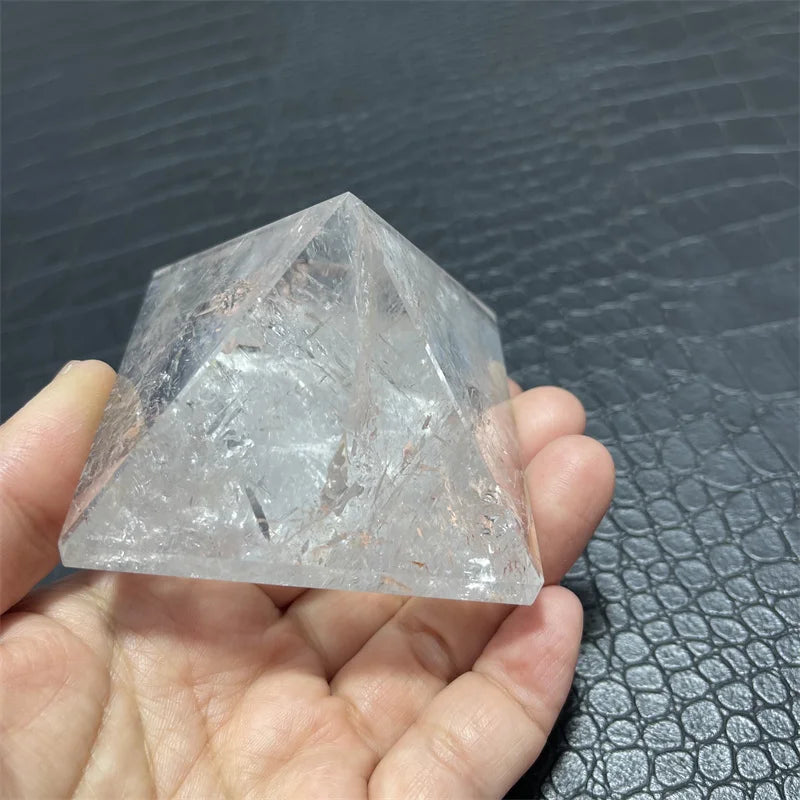 Clear Crystal Pyramid-ToShay.org