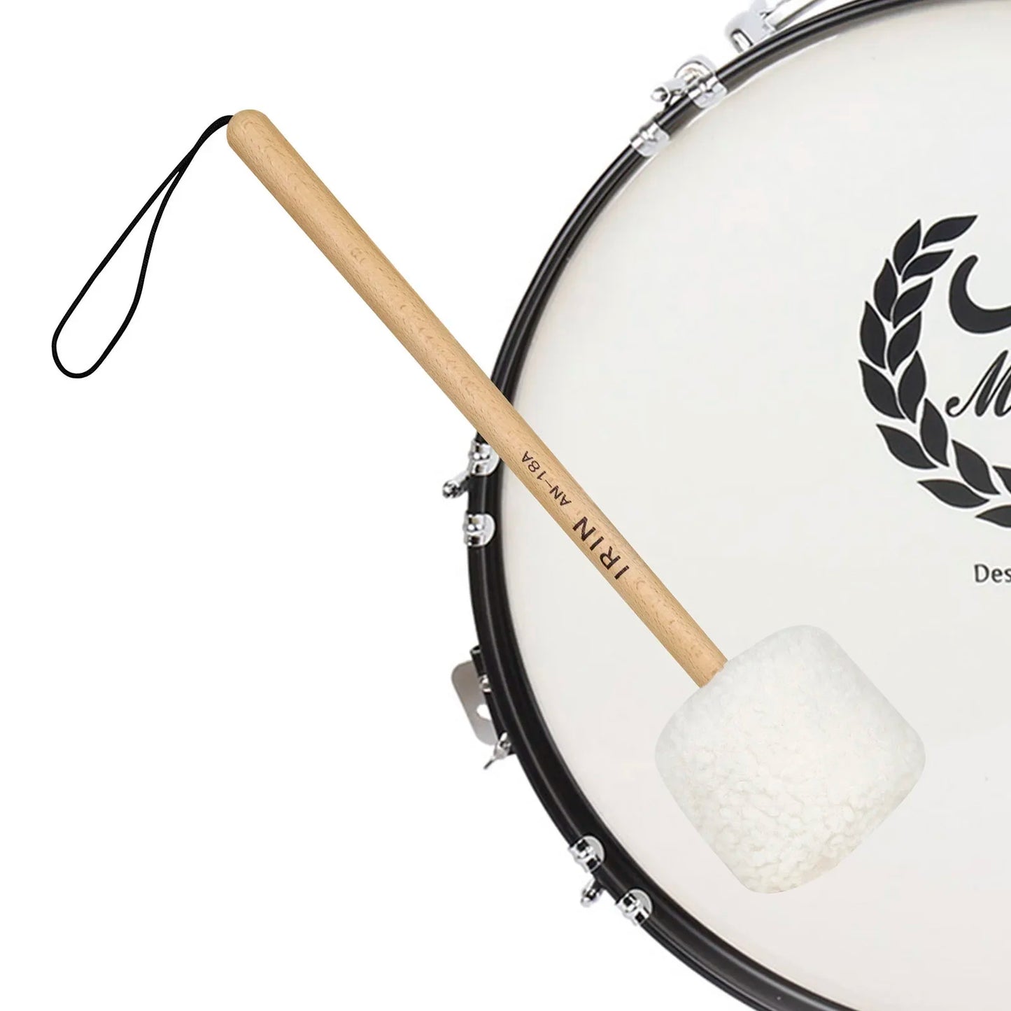 Professional Songbo Hammer Beech Plush Mallet Sound Therapy Gong Hammer Lamb Plush Head Beech Wood Handle Percussion Accessories-ToShay.org