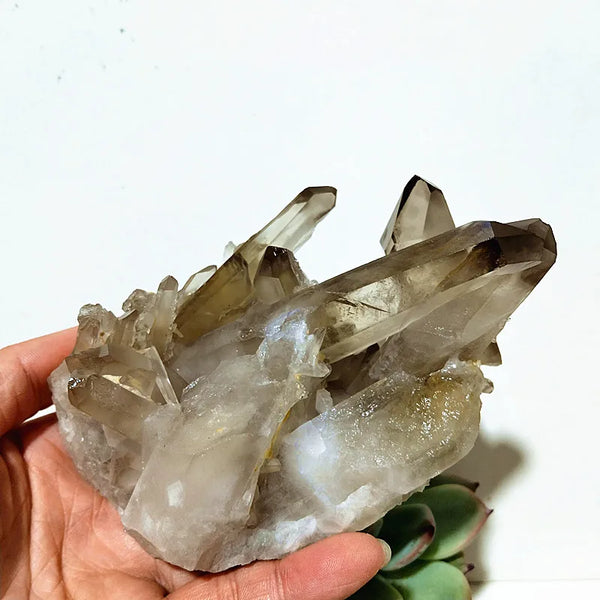 Smoky Quartz Crystal Cluster-ToShay.org