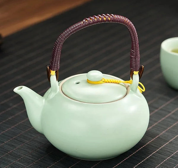 Ru Kiln Ceramic Teapot-ToShay.org