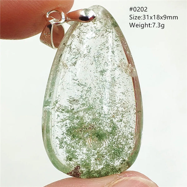 Green Phantom Quartz Pendant-ToShay.org