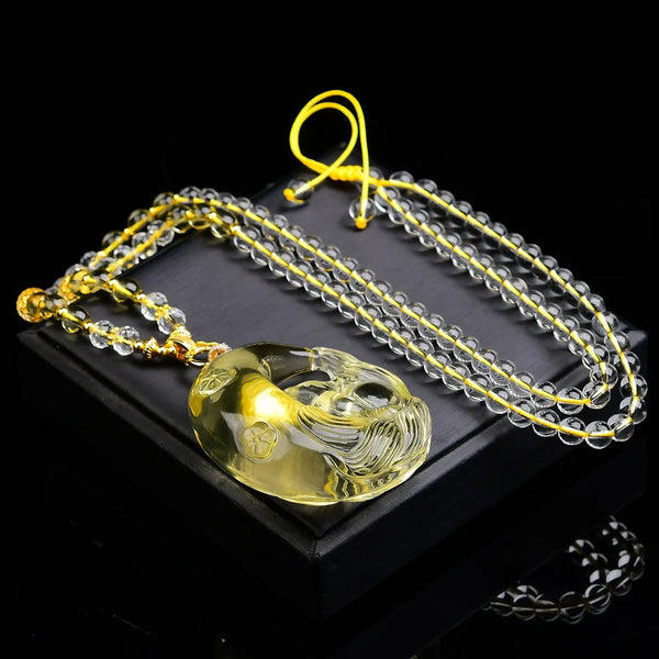 Yellow Citrine Moon Fox-ToShay.org