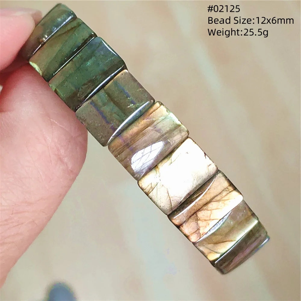 Blue Light Labradorite Bracelet-ToShay.org