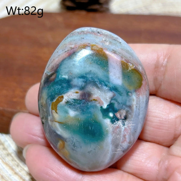 Ocean Jasper Palm Stone-ToShay.org