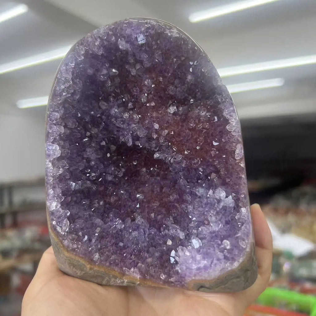 Purple Amethyst Quartz Cluster-ToShay.org
