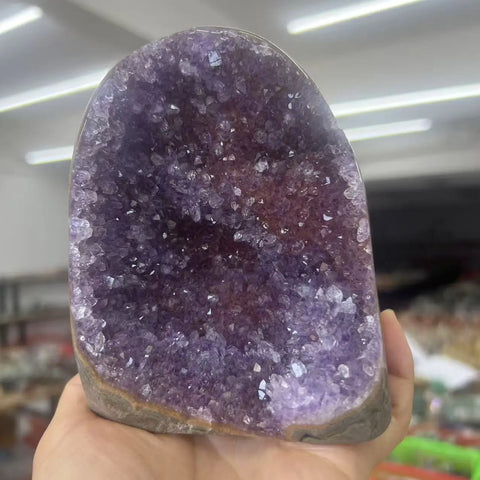 Purple Amethyst Quartz Cluster-ToShay.org