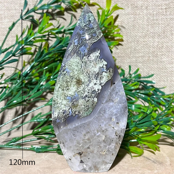 Green Moss Agate Flame-ToShay.org
