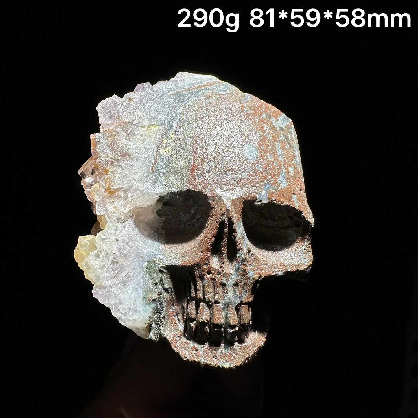 Purple Amethyst Skull Cluster-ToShay.org