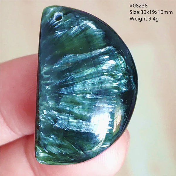 Green Seraphinite Pendant-ToShay.org